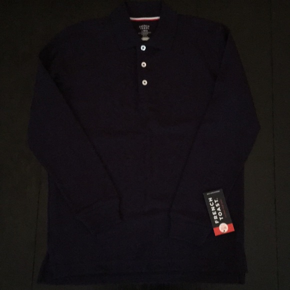 Boys French Toast polos 2 L/S, 1 S/L - L (10/12) - Picture 3 of 4